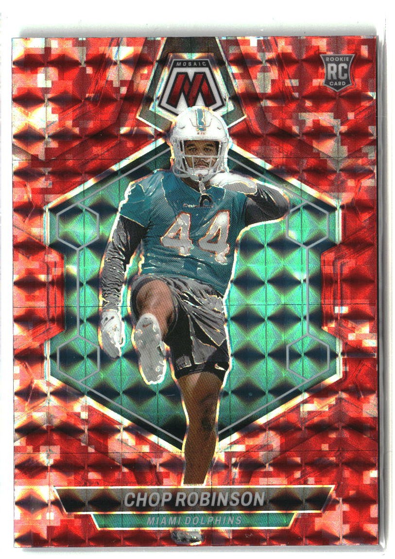2024 Panini Mosaic #321 Chop Robinson Mosaic Camo Red
