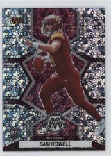 2022 Panini Mosaic NFL Debut No Huddle Silver Mosaic Prizm Sam Howell #274 0ld5