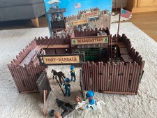 Playmobil Western Fort mit Kavalleriegruppe und Kanonen un viel Zubeh&ouml;r in OVP