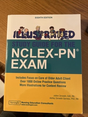 Illustrated Study Guide for the NCLEX-PN  Exam - paperback Eighth Edition