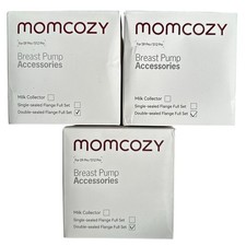 3x MOMCOZY Breast Pump Accessories Double-sealed Flange Full Set - S9Pro/S12Pro