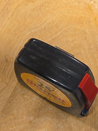 Cinta métrica Starrett vintage 25’ cinta de precisión 3/4” hoja ancha hecha en Estados Unidos - Imagen 6 de 8
