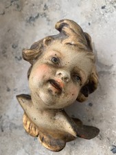 Putte zum Aufhängen,Engelskopf,Holz,geschnitzt,vergoldet,