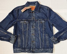 LEVI'S - Men's Blue Denim Trucker Jacket 72334 - Size Medium - NWT - NEW