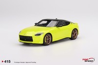 Nissan Fairlady Z Proto Spec 2023 Ikazuchi Yellow RHD 1:18 Modell TSM TS0415