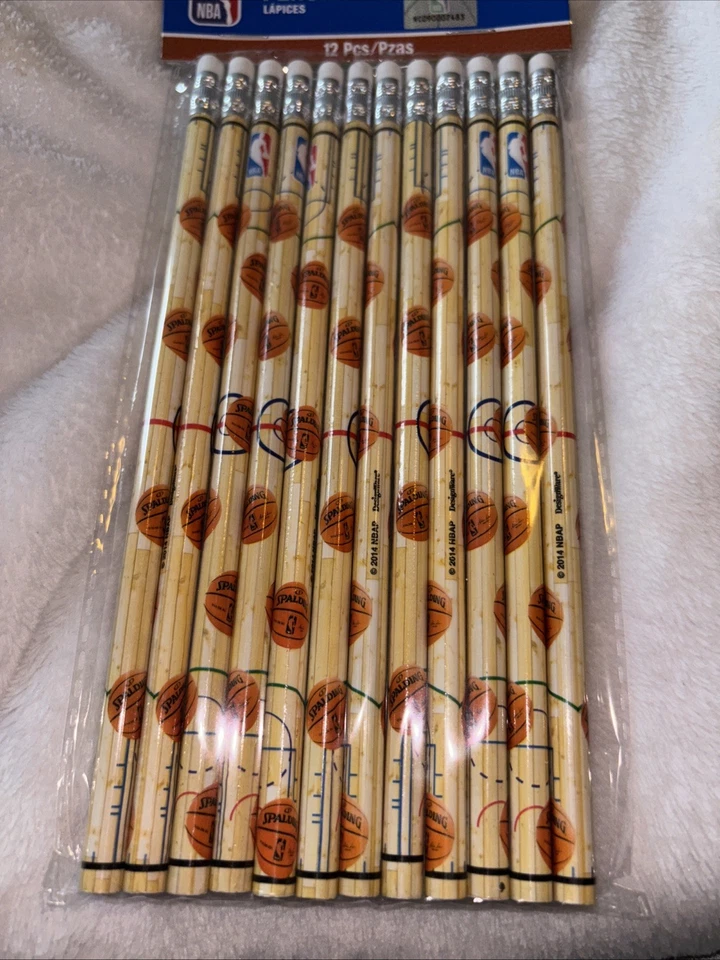 Lápices Spalding NBA Pro Baloncesto Deportes Tema Fiesta Favor Foto 3 de 4