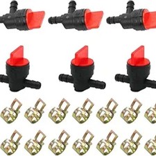 1/4" Inline Fuel Cut Off Valve 180  Gas Valve  90  180 Fuel Shut Off Valve