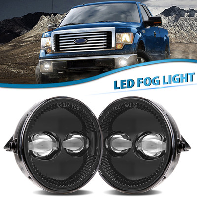 2pcs LED Fog Lights Bumper White Lamp Assembly For Ford F-150 2006-2014 Truck