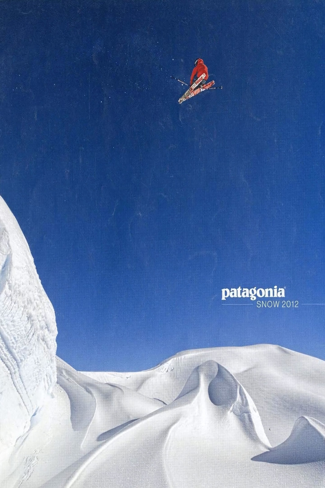Patagonia Snow 2012 Extreme Ski Adventure Minimal Art Poster