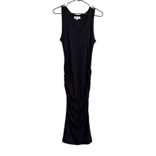 Michael Stars Wren Side Slit Sleeveless Body-Con Midi Dress size Medium