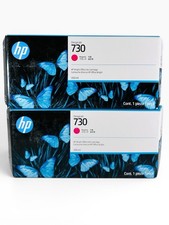 Lot Of 2 HP 730 300-ml Magenta DesignJet Ink ...