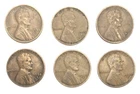 1935-S   LINCOLN CENTS - 6 coin lot - all S          Combined shipping available