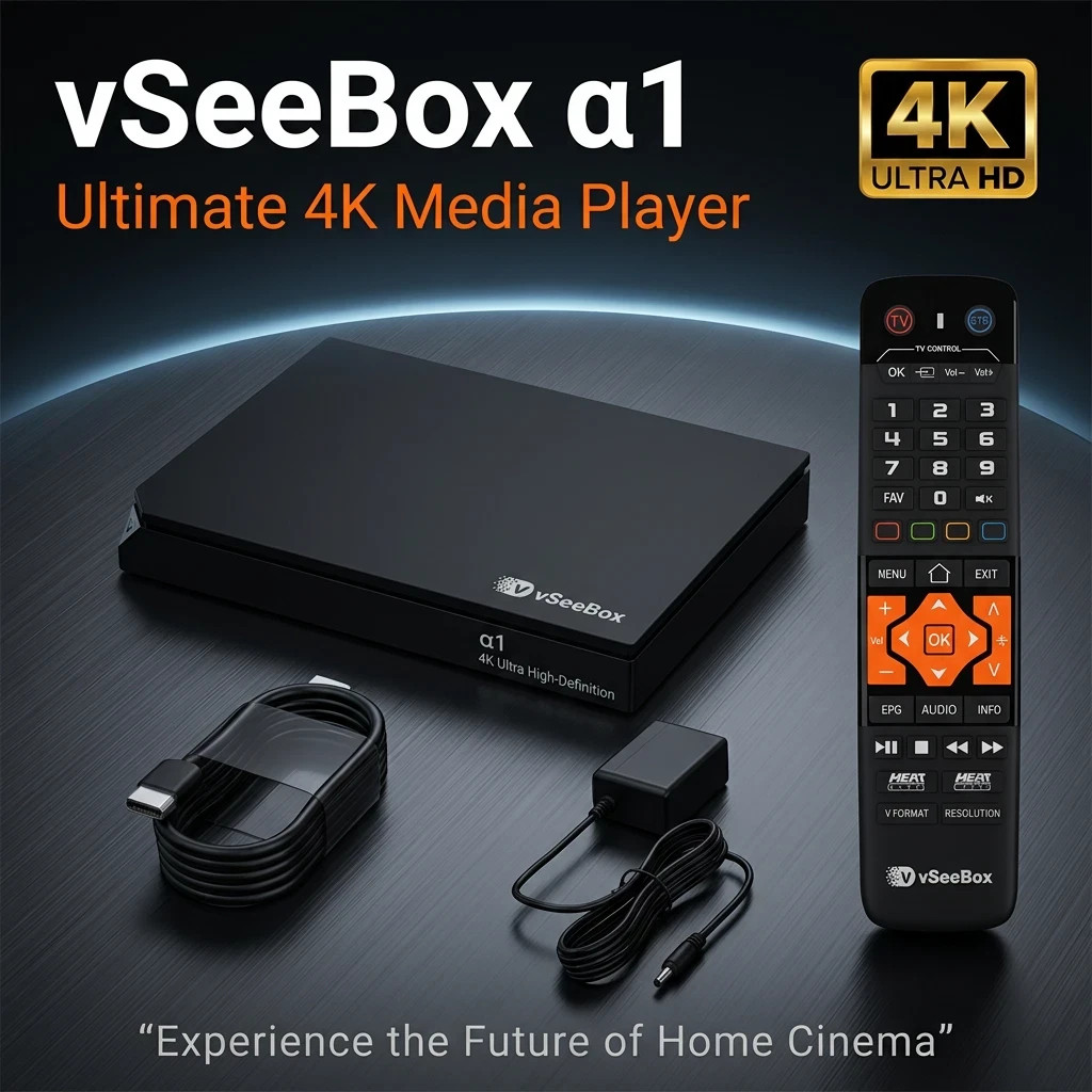 Vseebox A1 Linux Media Player | Authorized Dealer | Same Day Shipping