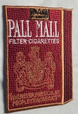 PALL MALL Filter Cigarettes Patch approx 2.25x3.25"