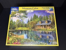 WHITE MOUNTAIN - MOUNTAIN CABIN - 1000 piece puzzle - NEW