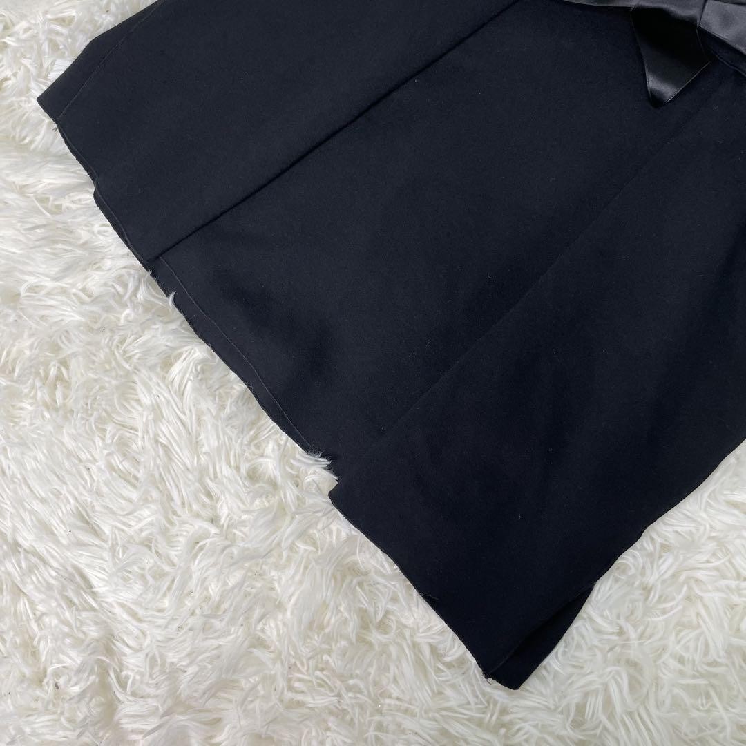 Autentico nastro Yves Saint Laurent taglio e cucito colore nero taglia S donna