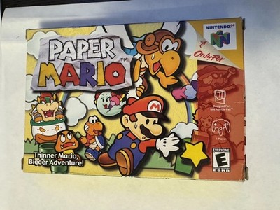 Paper Mario (Nintendo 64, 2001) Complete CIB N64