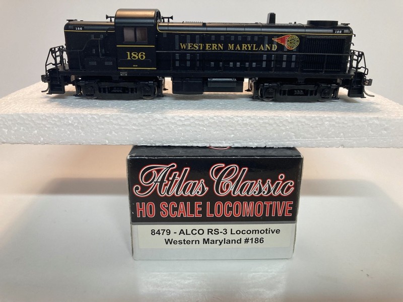 Atlas RS3 Western Maryland WM  Classic Series Rd. 186 (8479) HO Brand NEW C&O NW