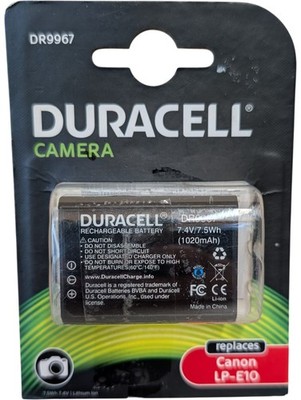 Duracell DR9967 Akku für Canon Kameras 1020mAh 7,4V