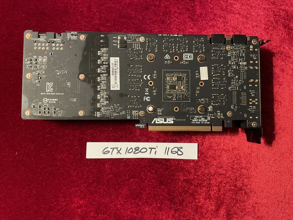 ASUS GeForce GTX 1080 Ti 11GB GDDR5X PCIe 3.0 2xHDMI, 2xDP - Image 4 of 4