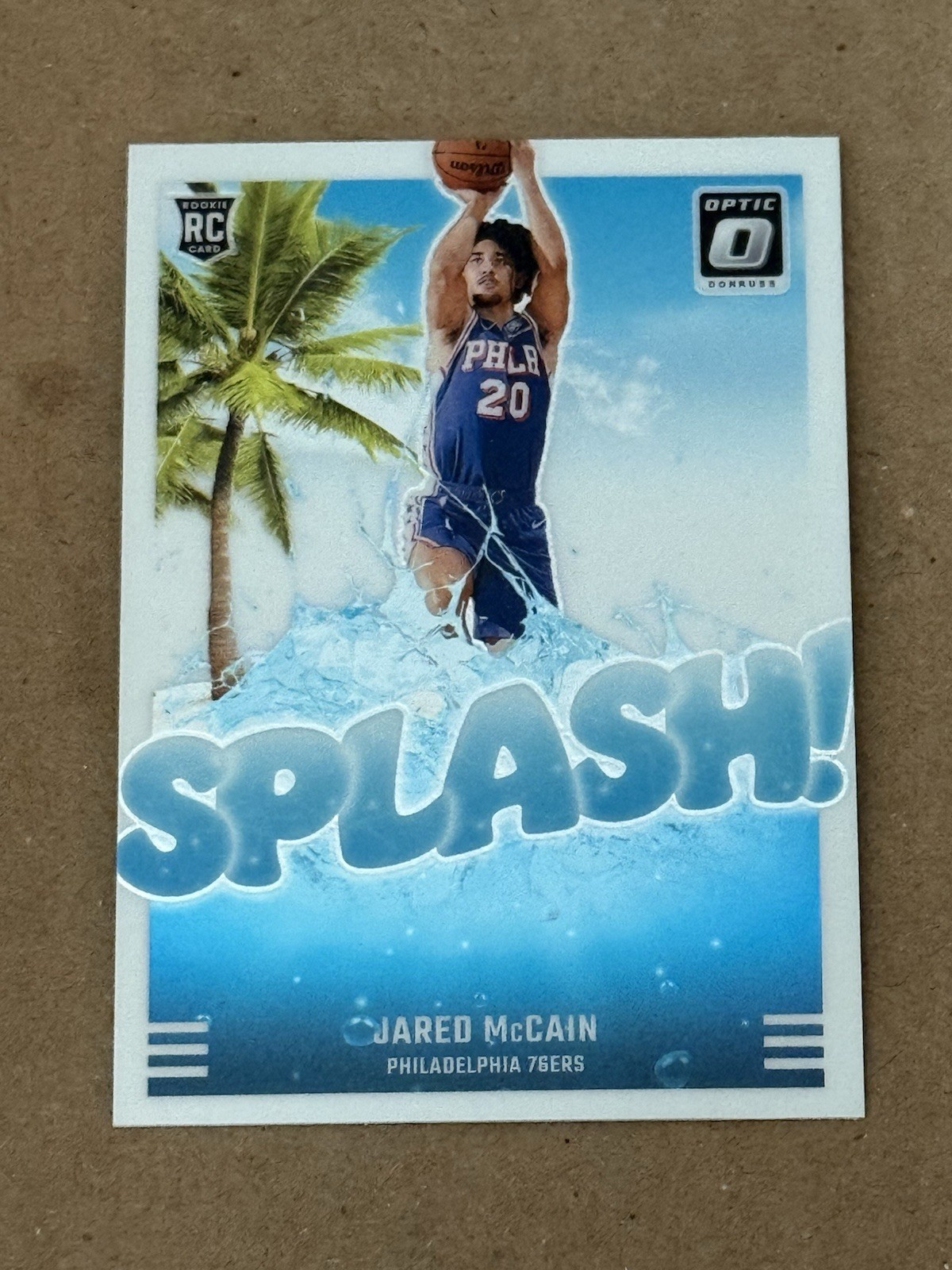 2024-25 Donruss Optic Jared Mccain Splash Insert Rookie Card 3 RC OKC