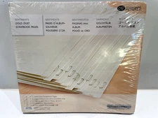 Creative Memories 7x7 GOLD DUST Scrapbook Pages 12 Sheets/24 pgs NIP