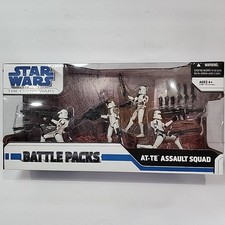 2008 Star Wars The Clone Wars Battle Packs MISB AT-TE Assault Squad Hasbro