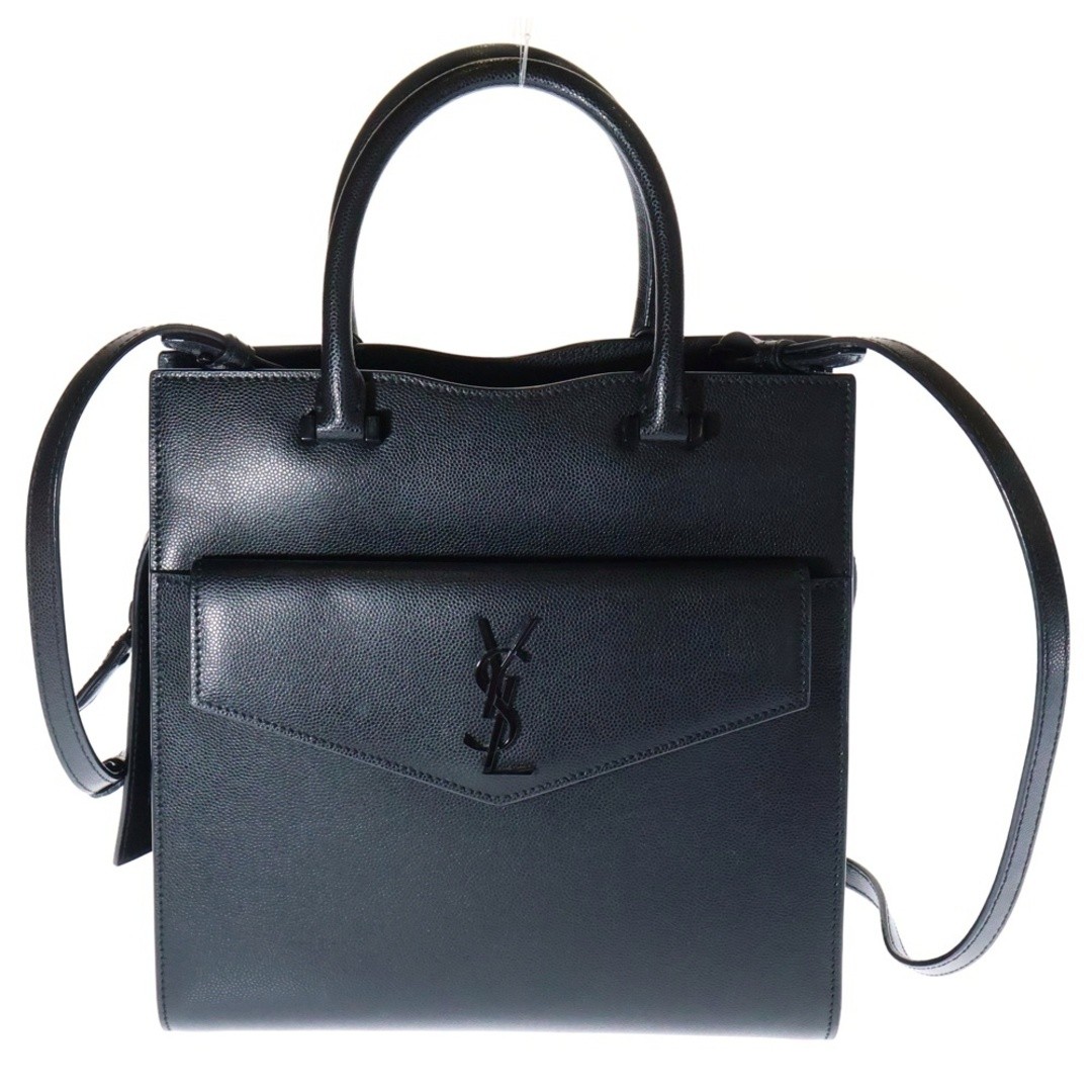 Borsa a mano Saint Laurent Paris Uptown piccola 2 vie tracolla ferramenta nera usata