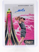 2024-25 Panini Select Keyonte George FOTL Purple In Flight Auto /15 #IFS-KEY