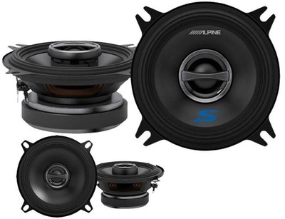 Alpine S-Series S-S40 4'' 2-Way Coaxial Speakers & S-S50 5-1/4'' Coaxial Speakers
