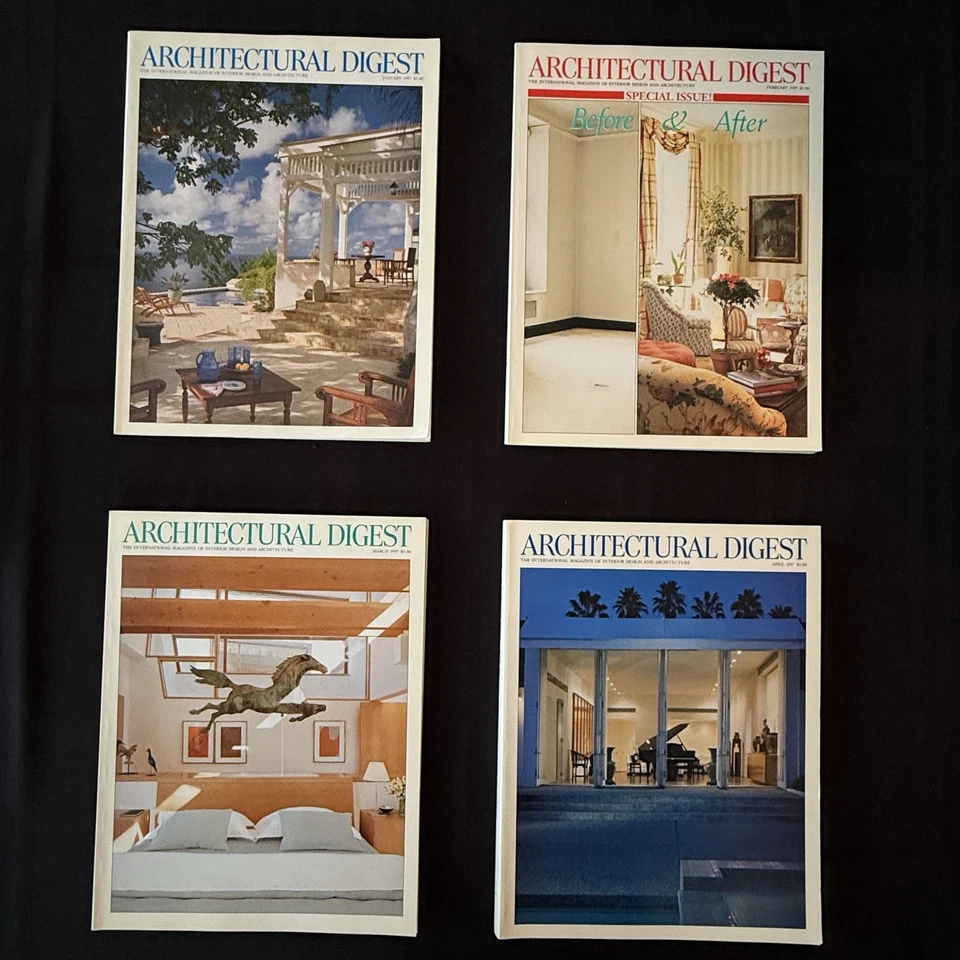 1997~~~Architectural Digest~~~Complete Year~~~Overall LIKE NEW🐇Condition - Image 2 of 4