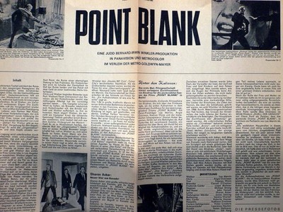 Point Blank - Lee Marvin - Angie Dickinson - Presseheft (211)