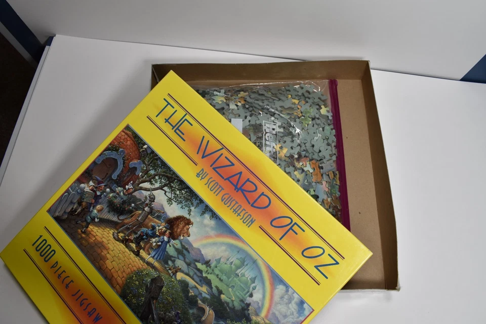 Rompecabezas El Mago de Oz Edición Panorámica por Scott Gustafson - 1000 Piezas Completo Foto 3 de 4