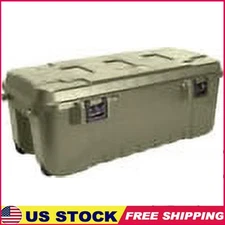 Sportsman's Trunk W/ Wheels Durable Lockable Storage Hunting Gear Tools New