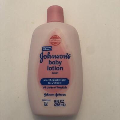 Johnson's Baby Lotion ORIGINAL FORMULA Pink Bottle 9oz/266ml Discontinued Sealed