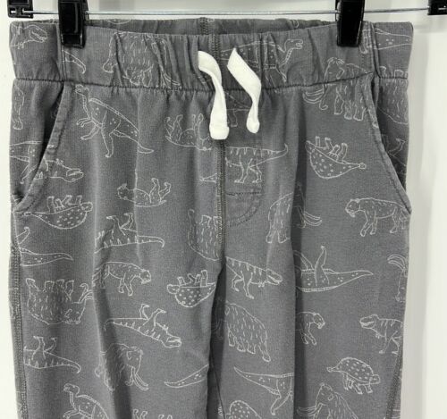 Carters EUC lot of 2 jogger sweatpants boys Size 14 Gray Blue Dinosaurs Space - Picture 9 of 13