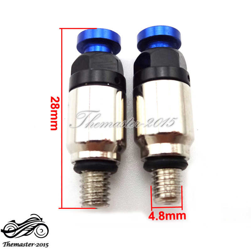 5x0.8mm Blue Front Fork Air Bleeder Valves For Mini Motocross Pit Dirt