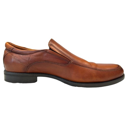 Florsheim Comfortech Leather Slip On Shoes Brown Men's 13D * Scuffing on Toes - Picture 2 of 6