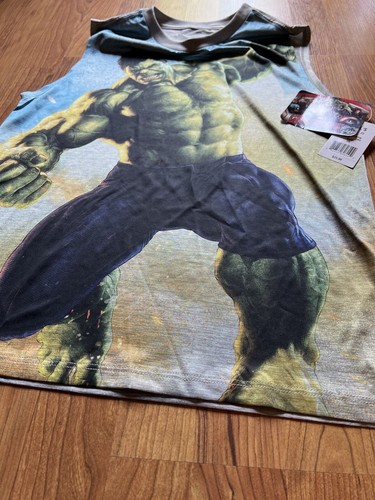 The Incredible Hulk Tank Top By Marvel Avengers Ultron Athletic Shirt Small Men - Picture 7 of 7