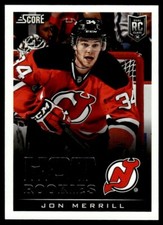 2013-14 Panini Rookie Anthology Score Update Hot Rookies Jon Merrill New Jersey