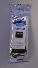 satin ice fondant black vanilla flavor 4.4 oz