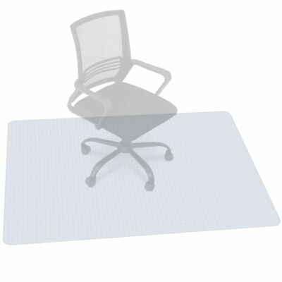 #ad 60 x 46quot; PVC Chair Mat Floor Carpet Anti Slip Protection Mat Office for Home Use $38.58