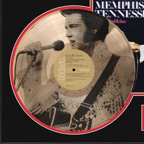 Elvis - Boulevard, Memphis Reproducción Grabada Personalizada Pantalla LP Firmada - Imagen 3 de 4