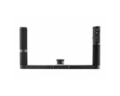 Faltbarer Zweihand Gimbal Halter Dual Handle Griff für Feiyu Tech G5 GS 