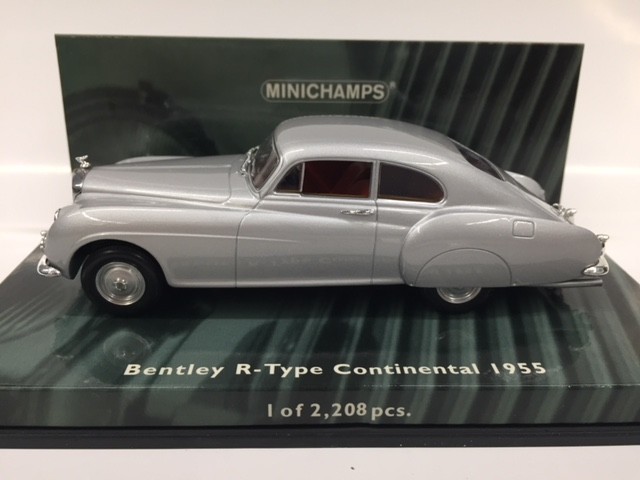 1:43 MINICHAMPS BENTLEY R-TYPE CONTINENTAL 1955 | eBay