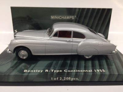 1:43 MINICHAMPS BENTLEY R-TYPE CONTINENTAL 1955 | eBay UK