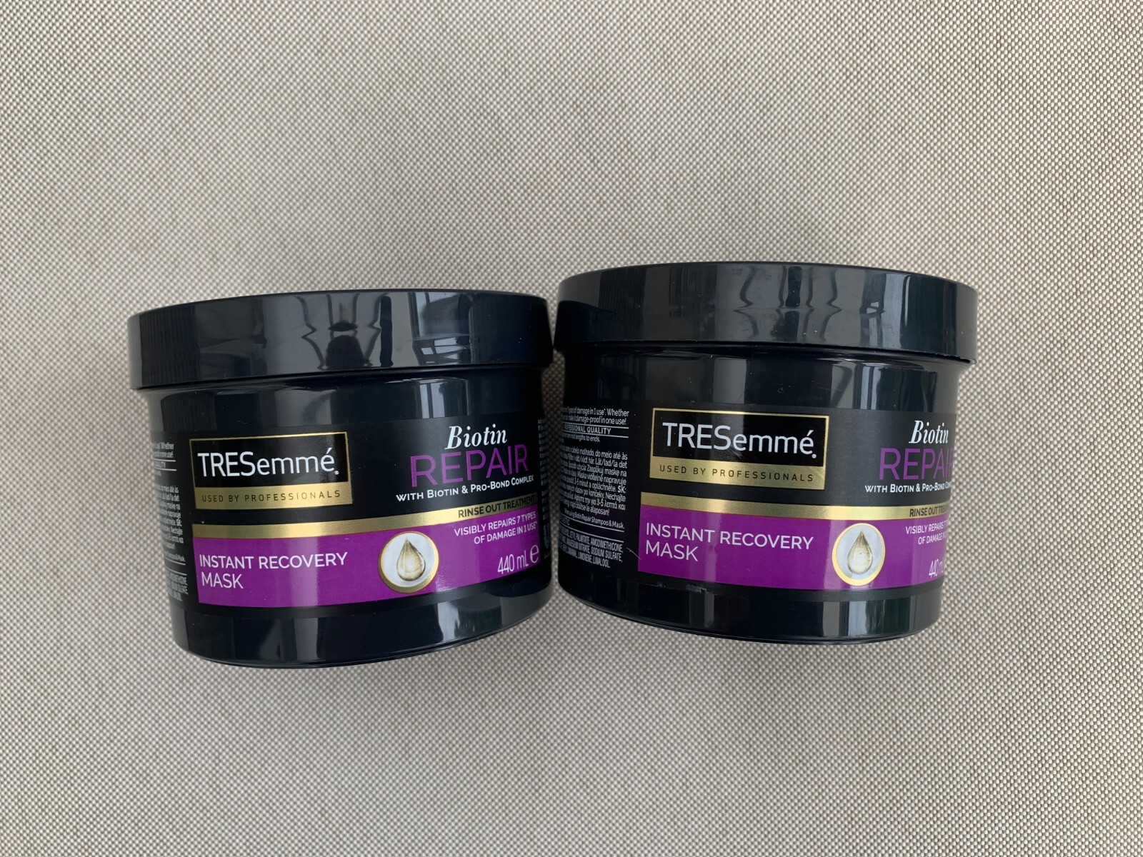 TRESemme Biotin Repair Instant Recovery Mask with Biotin & Pro-bond, 2x of 440ml - Image 3
