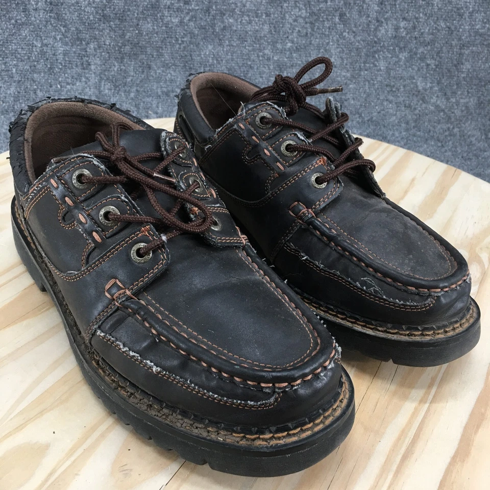 Zapatos Faded Glory para mujer 11W Daytona IV informales sin usar, en caja, puntera Oxford marrón imitación cuero Foto 3 de 4