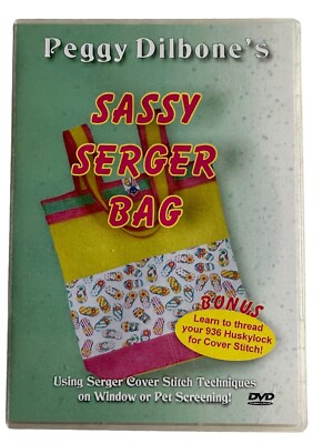 Peggy D Designs Sassy Serger Bag + Bonus Multi Format CD