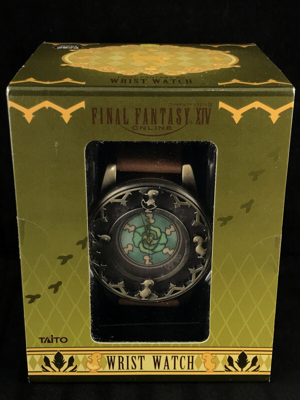 FINAL FANTASY XIV　 リストウォッチ チョコボ Final Fantasy XIV Chocobo Wrist Watch A Taito Green ver
